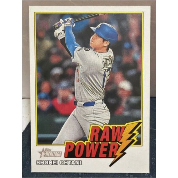 Topps Other - Shohei Ohtani,Los Angeles Dodgers 2026 Topps Heritage Raw Power Card #RP-SO 2026
